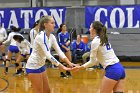 Volleyball vs MHC  Wheaton Women's Volleyball vs Mount Holyoke College. - Photo by Keith Nordstrom : Wheaton, Volleyball